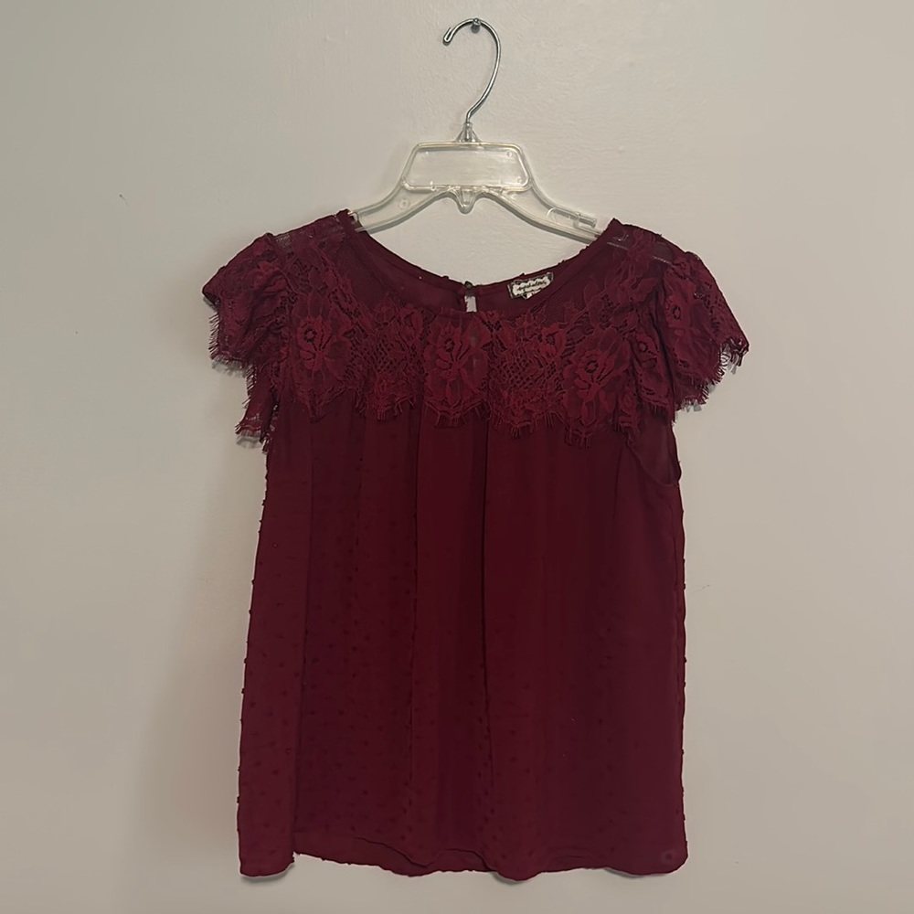 Burgundy Top